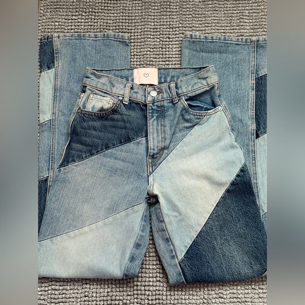 Revive Denim Patchwork Bootcut Jeans - image 2